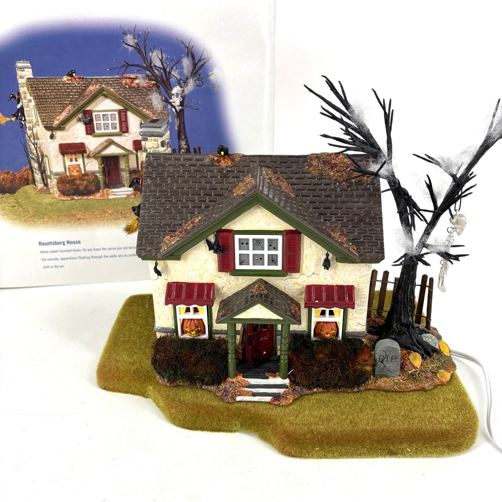 Department 56 Hauntsburg House Snow Village Halloween 56.55058 Retired EUC